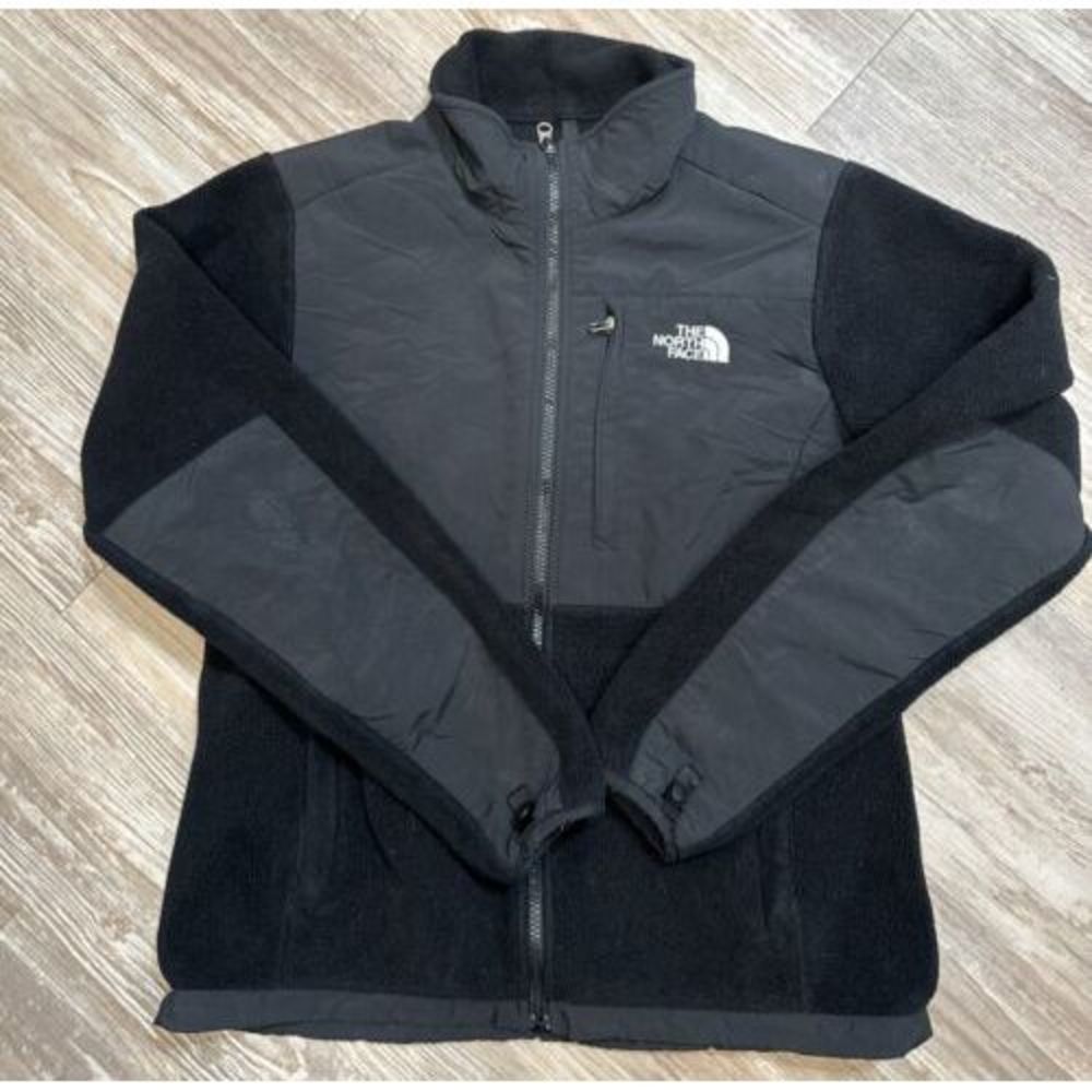 The North Face Polartec Denali Full Zip Women's Fleece Sweater Jacket  Black Med